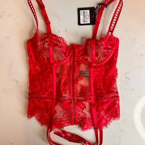 Honey Birdette Molly Scarlet Bustier